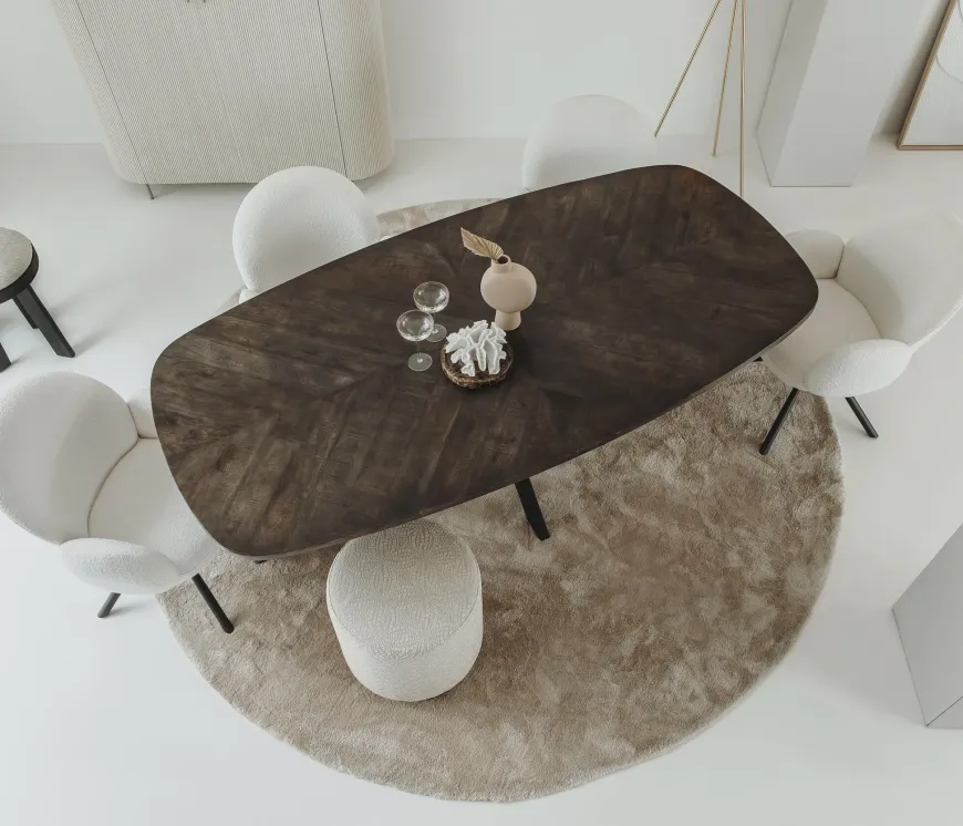 Tower Living Eettafel Silvi 220x110 – olijfbruin