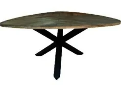 Tower Living Eettafel Trivero 150x150 Mango Olijfbruin