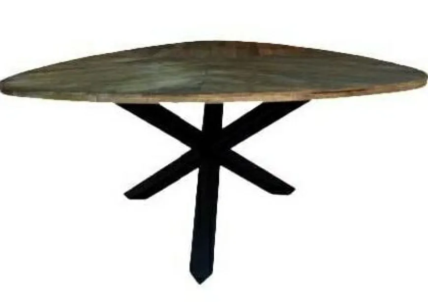 Tower Living Eettafel Trivero 150x150 Mango Olijfbruin