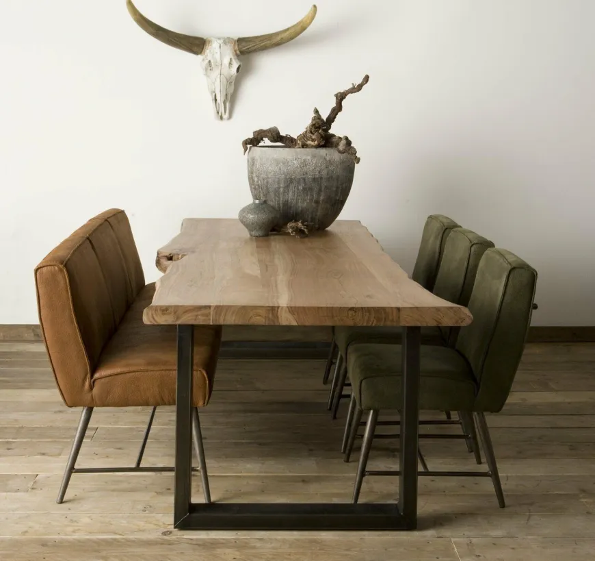 Tower Living Eettafel Urbania Acacia U poot - Div. afmetingen