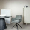 Tower Living Eettafelstoel Fondo draaistoel Mona 120 taupe
