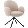 Tower Living Eettafelstoel Imola draaistoel Ascot 12 beige