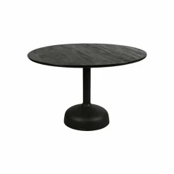 Tower Living Elba Eetkamertafel zwart rond 120 cm
