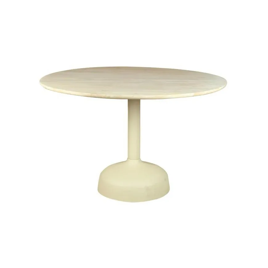Tower Living Elba Eetkamertafel gebroken wit rond 120 cm
