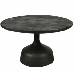 Tower Living Elba Salontafel zwart rond 70 cm