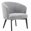Tower Living Fauteuil Albi - stof Nature 452 blauwgrijs