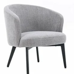 Tower Living Fauteuil Albi - stof Nature 452 blauwgrijs