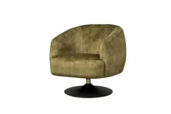 Tower Living Fauteuil Barga - groen, goud en grijs