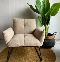Tower Living Fauteuil Dante Teddy - Diverse kleuren