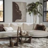 Tower Living Fermo Salontafel rond olijfbruin 60 cm