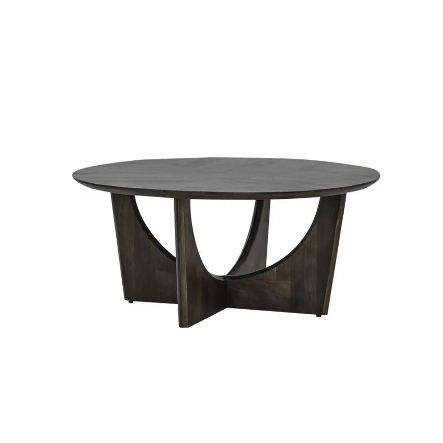Tower Living Fermo Salontafel rond olijfbruin 90 cm
