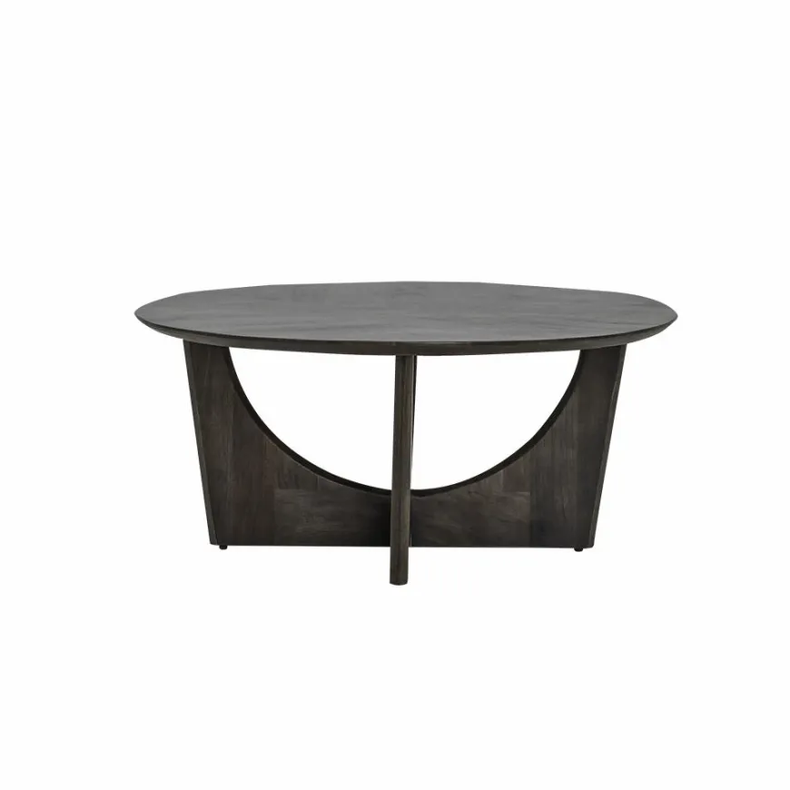 Tower Living Fermo Salontafel rond olijfbruin 90 cm