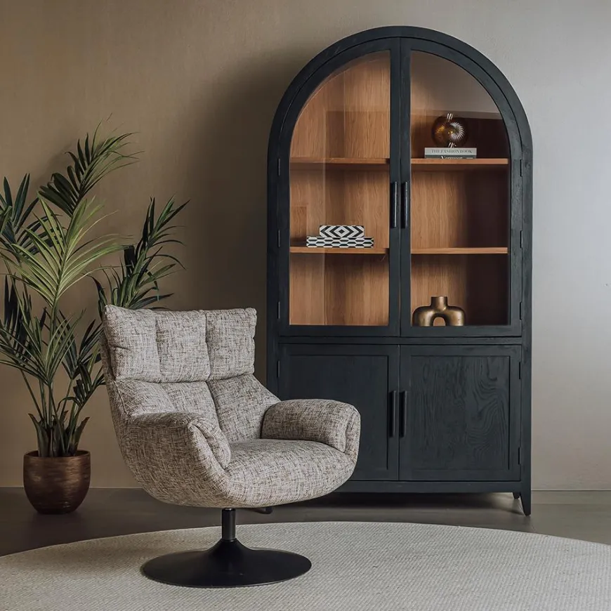 Tower Living Force Fauteuil - Imo 15 beige-brown (draaibaar)
