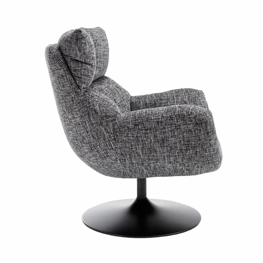 Tower Living Force Fauteuil - Imo 60 dark-grey (draaibaar)