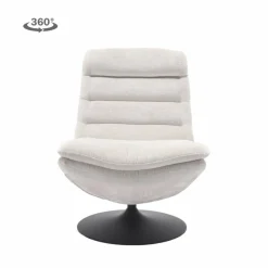 Tower Living Marano Fauteuil - Harmony 02 almond white (draaibaar)