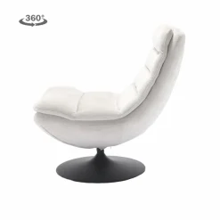 Tower Living Marano Fauteuil - Harmony 02 almond white (draaibaar)