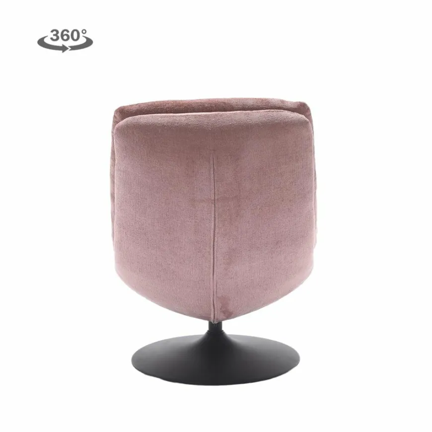 Tower Living Marano Fauteuil - Harmony 63 peachy pink (draaibaar)