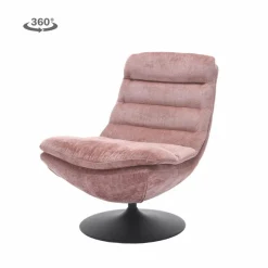 Tower Living Marano Fauteuil - Harmony 63 peachy pink (draaibaar)