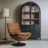 Tower Living Marano Fauteuil - Harmony 56 caramel brown (draaibaar)
