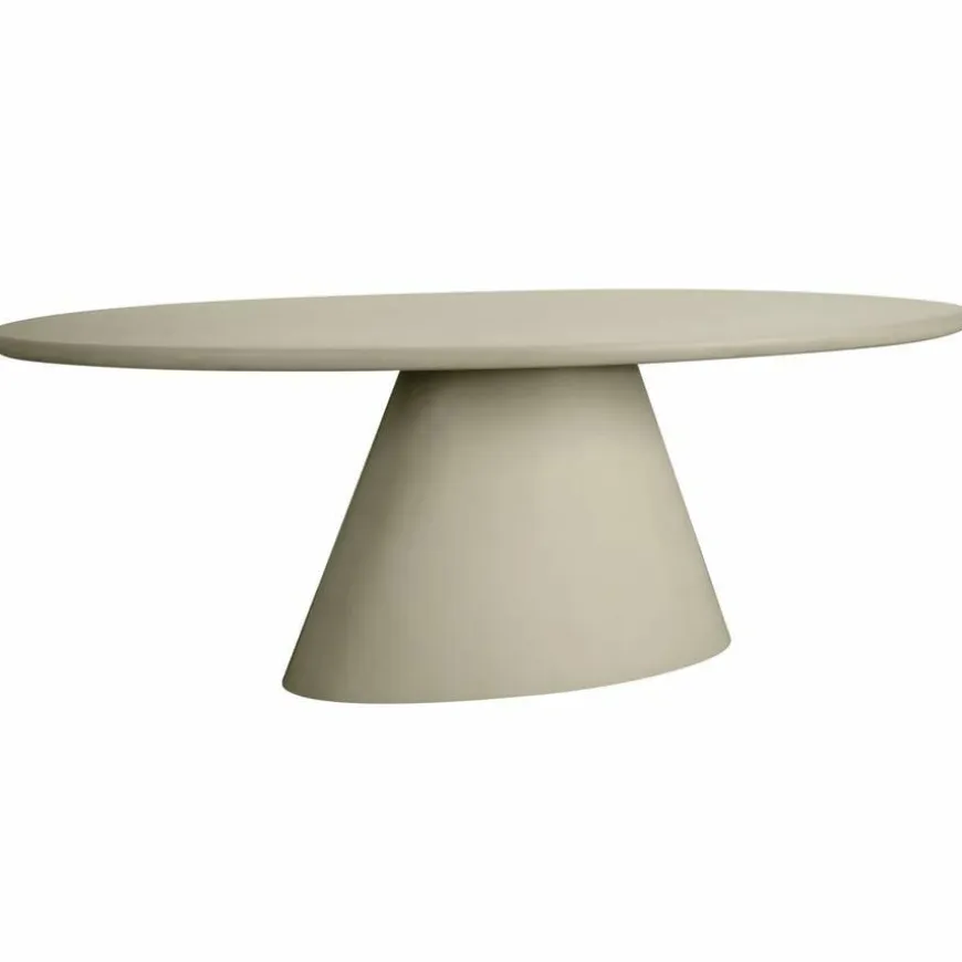 Tower Living Mello Eetkamertafel ovaal beige 220 cm showroommodel