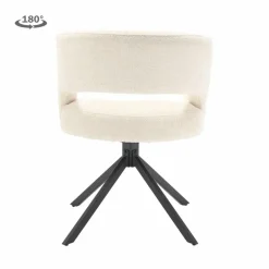 Tower Living Mura Armstoel - fabric Haga 23 pearl (draaibaar)