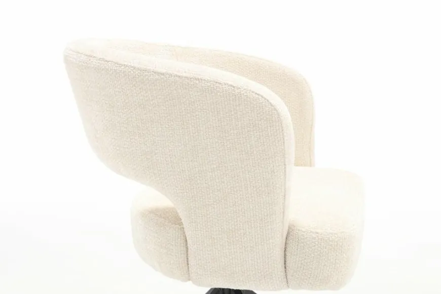 Tower Living Mura Armstoel - fabric Haga 23 pearl (draaibaar)