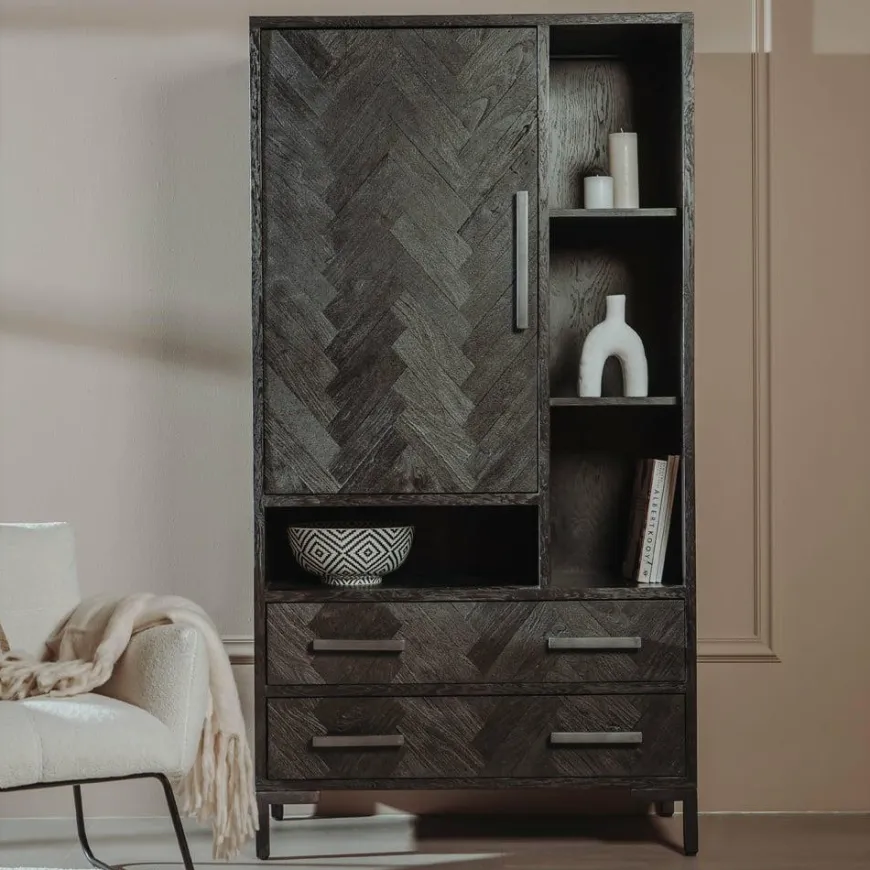 Tower Living Opbergkast Ziano 1 deur en 2 lades – 100 cm