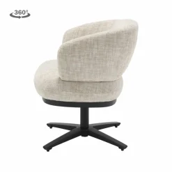 Tower Living Perca Lounge Armstoel - fabric TED 24 off white