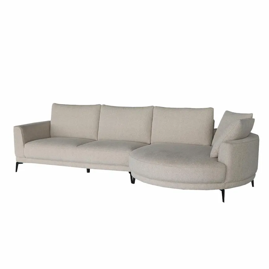 Tower Living Prescot 2 5-AL + Chaise R - Sahara 120 beige