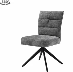 Tower Living Rosora Stoel - HZ6068-85 grey (draaibaar)