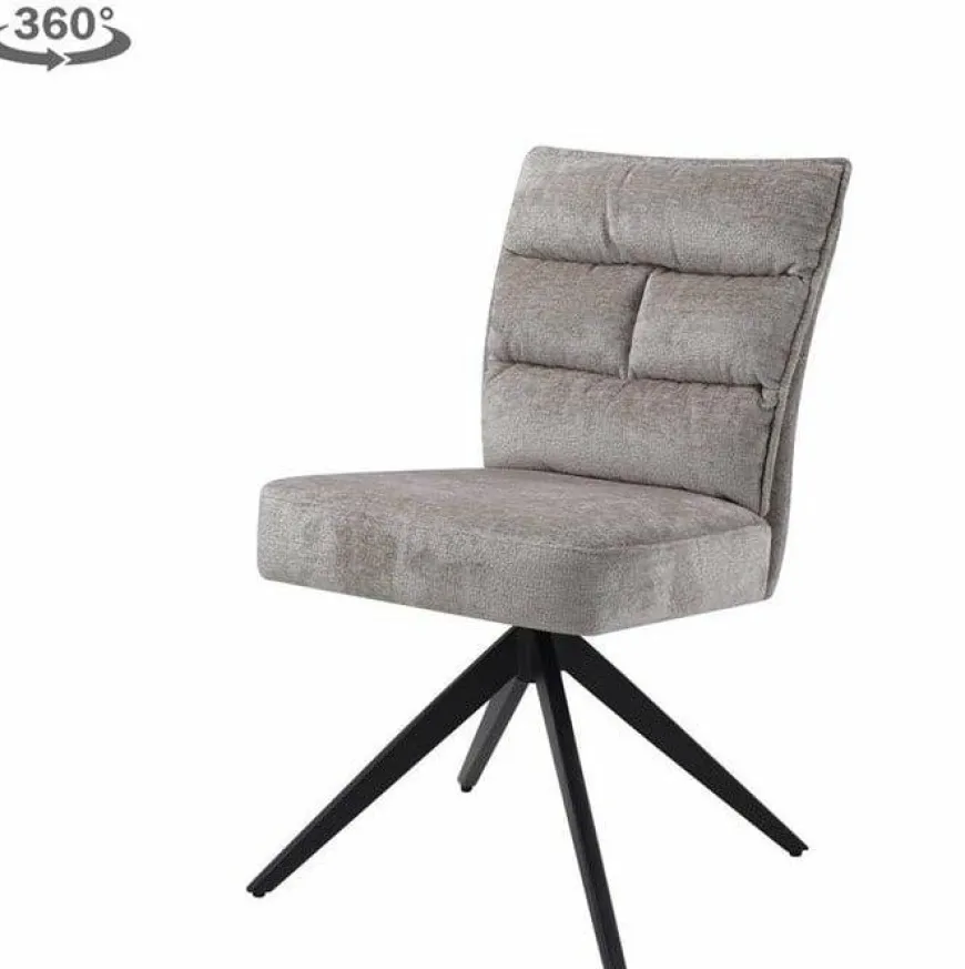 Tower Living Rosora Stoel - HZ6068-04 beige (draaibaar)