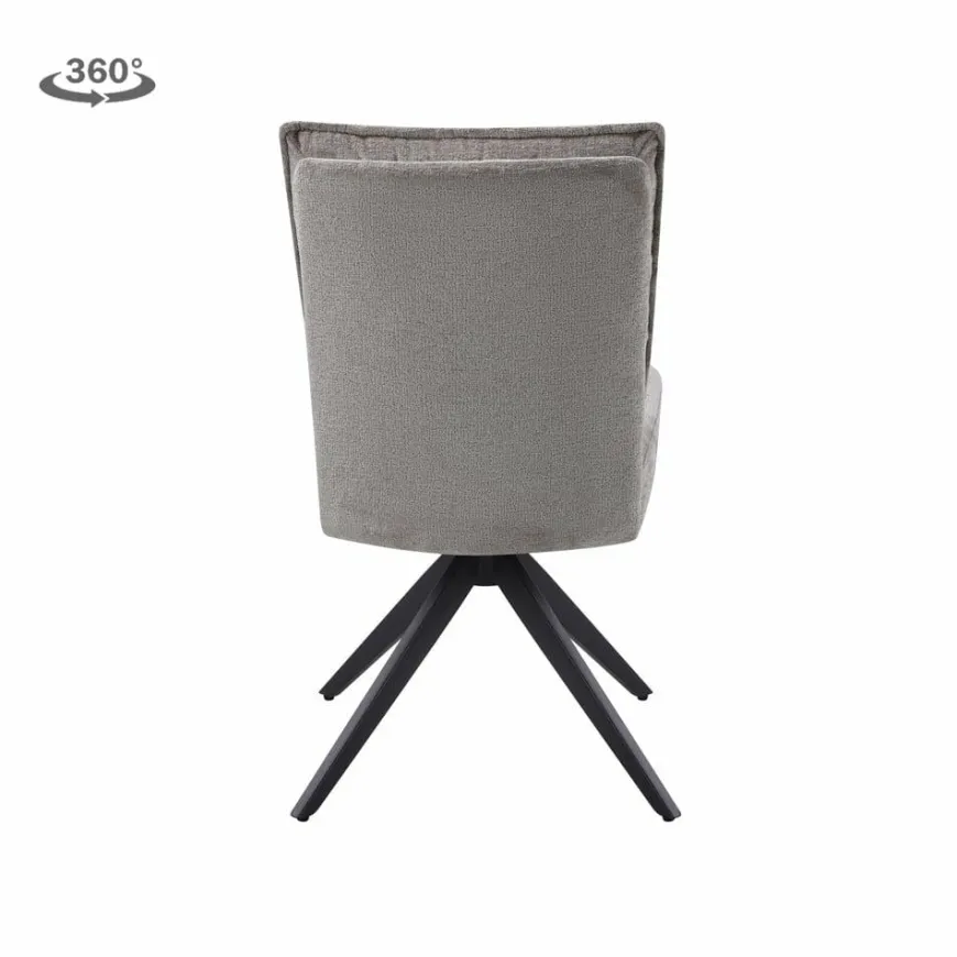 Tower Living Rosora Stoel - HZ6068-04 beige (draaibaar)
