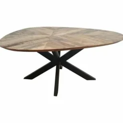 Tower Living Salontafel Pianella eivormig - 130x80 – naturel