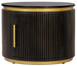 Tower Living Salontafel Rivello met opbergruimte 1 deur - Ø 80