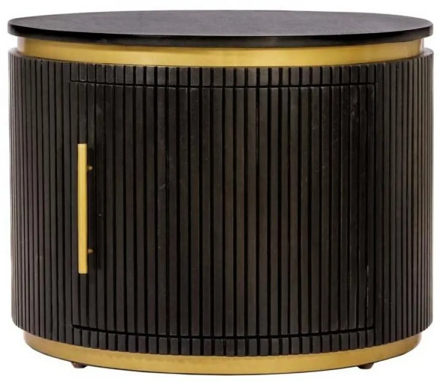 Tower Living Salontafel Rivello met opbergruimte 1 deur - Ø 80