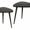 Tower Living Salontafel set van 2 Viola triangle 60/50 – zwart