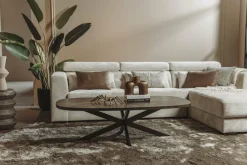 Tower Living Salontafel Silvi 130 cm - Olijfbruin