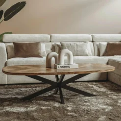 Tower Living Salontafel Silvi 130 cm - Naturel