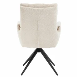 Tower Living Varzo Armstoel - Toro 25 cream (draaibaar)