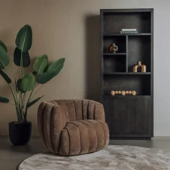 Tower Living Verdi Fauteuil - Maloy 38 mocca (draaibaar)