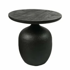 Tower Living Vigo Bijzettafel zwart 45 cm