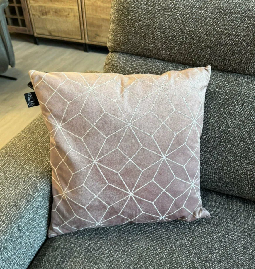 Unique Living Kussen Cilou 45x45cm - oud roze
