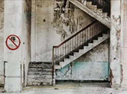 Urban Cotton Wandkleed Concrete Stairs