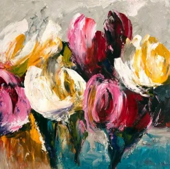 Wandkraft Flaming Blooms