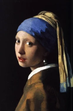 Wandkraft Girl with a Pearl Earring by Johannes Vermeer