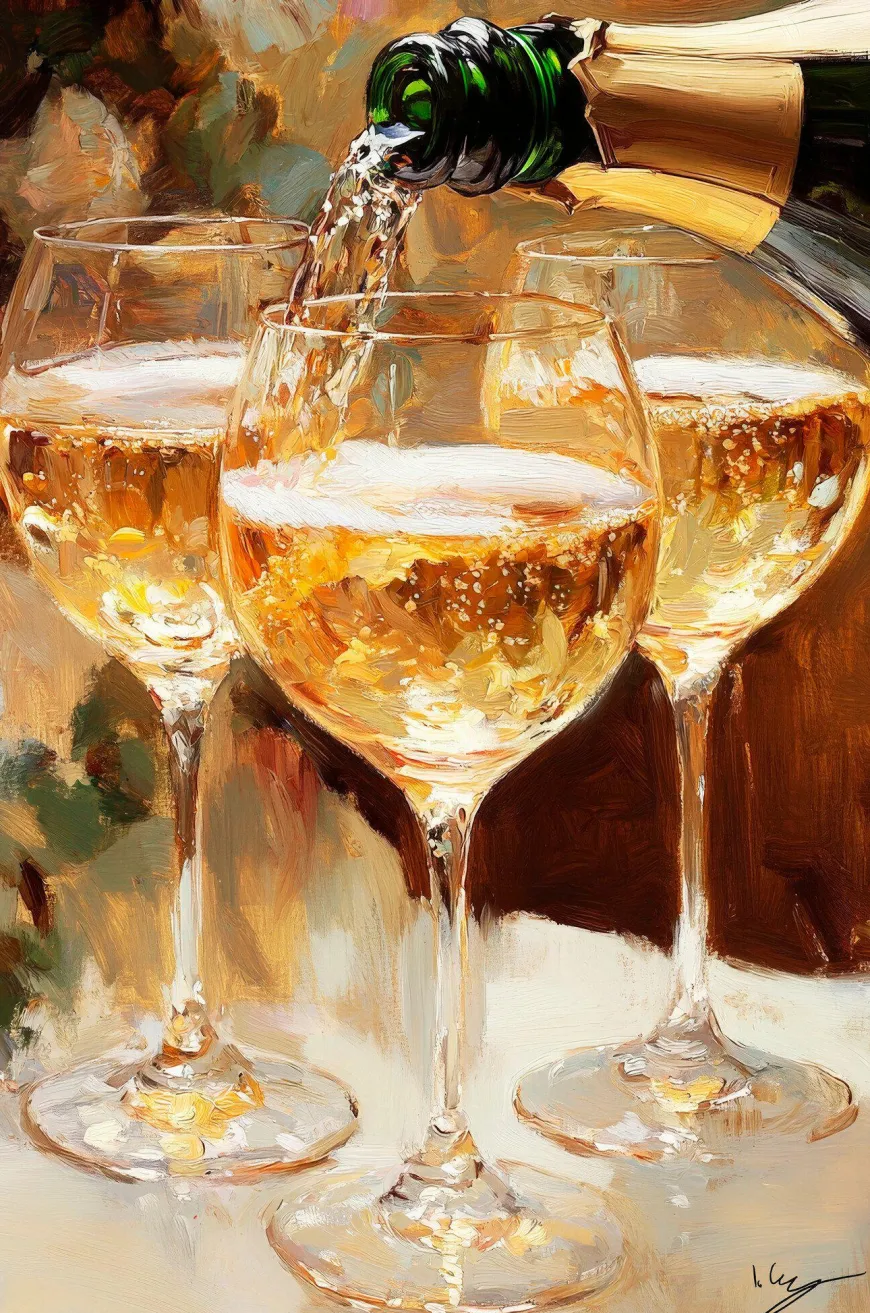Wandkraft Golden Bubbles