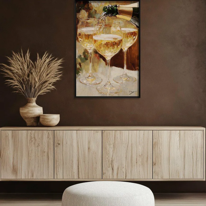Wandkraft Golden Bubbles