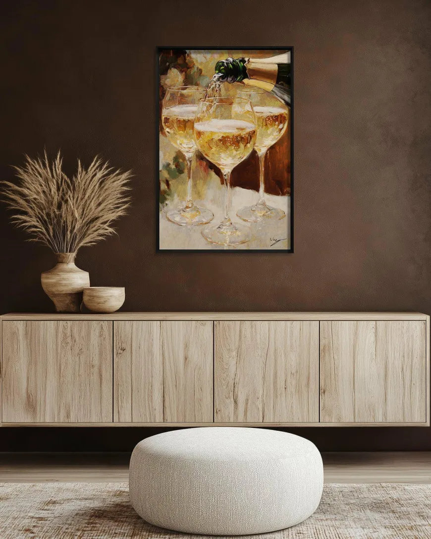 Wandkraft Golden Bubbles