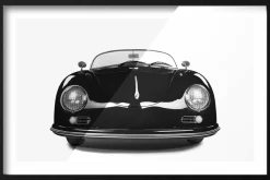 Wandkraft Porsche 356 Black
