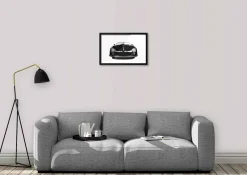 Wandkraft Porsche 356 Black